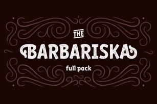 Barbariska — full pack Font Download