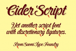 Cider Script Font Download