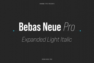 Bebas Neue Pro Font Download