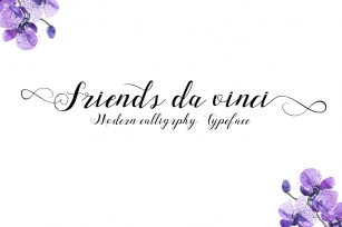 Friends Da Vinci Font Download