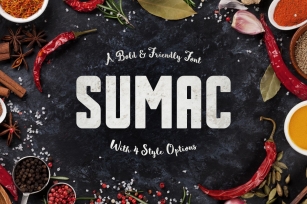 Sumac Typeface Font Download