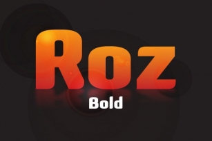 Roz Bold Font Download