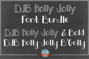 DJB Holly Jolly Font Download