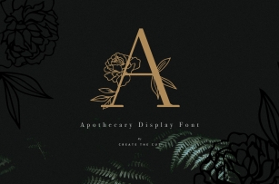 Apothecary Display Font Download