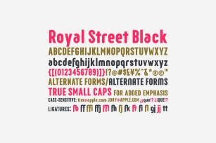 Royal Street Black Font Download