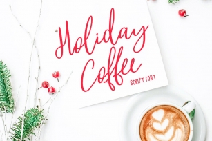 Holiday Coffee Script Font Download