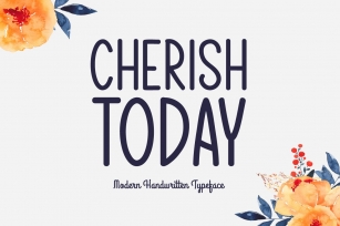 Cherish Today Typeface Font Download