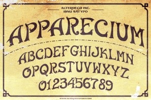 Apparecium Typeface Font Download