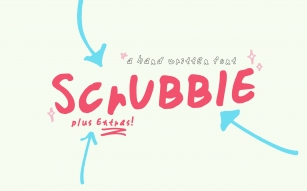 Scrubbie Handwritten Duo Font Download