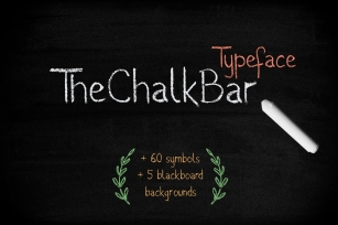 The Chalk Bar Typeface Font Download