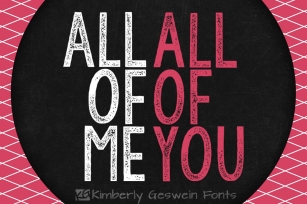 KG All of Me Font Download