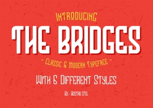 The Bridges Typeface Font Download