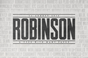 Robinson Typeface Font Download