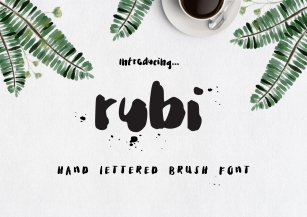 Rubi Ink Brush Font Download
