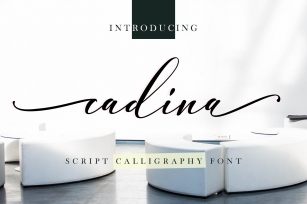 cadina script calligraphy Font Download