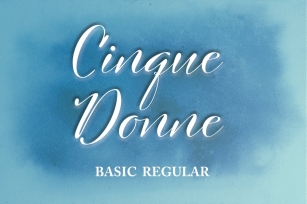 Cinque Donne Basic Regular Font Download