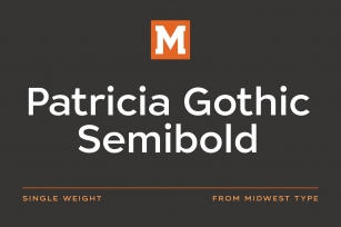 Patricia Gothic SemiBold Font Download