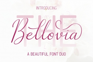 The Bellovia : Beautiful Duo Font Download