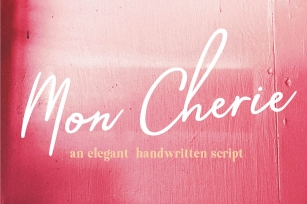 Mon Cherie Script Font Download