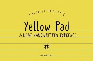 Yellow Pad Font Download
