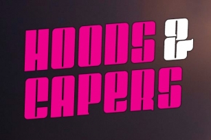 Hoods  Capers Font Download