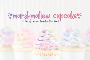 Marshmallow Cupcake Font Download