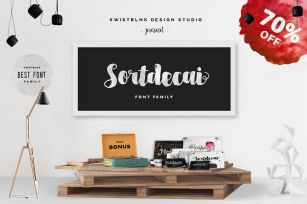 Sortdecai Family  Bonus 70%OFF Font Download