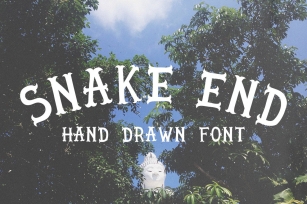 Snake end Font Download