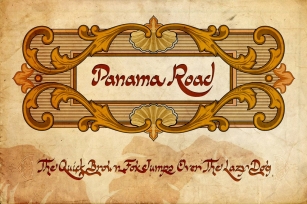 Panama Road font Font Download
