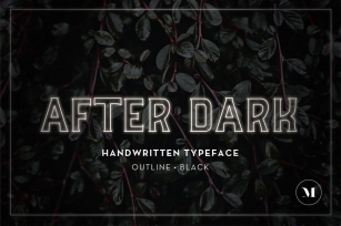 After Dark Typeface Font Download