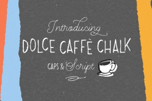 Dolce Caffè Chalk 4 fonts 50% off Font Download