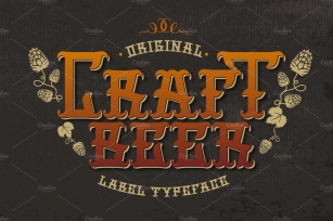 Craft Beer font  more Font Download
