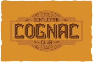 Cognac Label Typeface Font Download