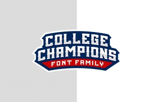COLLEGE CHAMPIONS FONT FAMILY Font Download