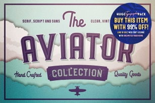 The Aviator Collection Font Download