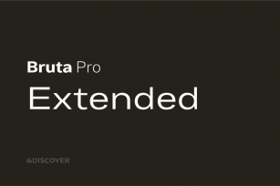 Bruta Pro Extended Font Download