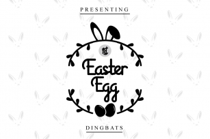 Easter Egg Dingbats Font Download