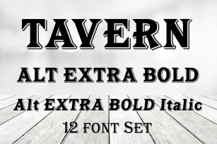Tavern Alt Extra Bold Font Download
