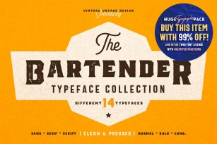 The Bartender Collection Font Download