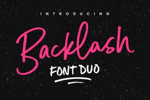 Backlash Duo Font Download