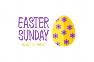 Easter Sunday Typeface Font Download