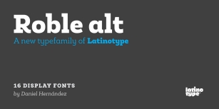 Roble Alt Family Font Download