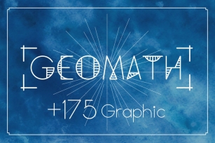 GeoMath + 175 Graphic Font Download