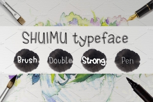 SHUIMU 4 Styles TrueType Font Download
