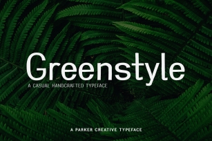 ★ Greenstyle ★ Casual Humanist Font Download