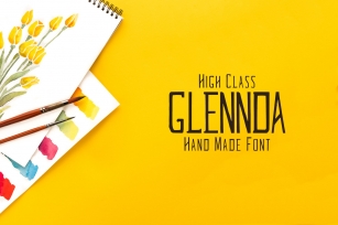 Glennda Handmade 5 Family Font Download