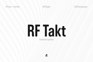 RF Takt Full Pack Font Download