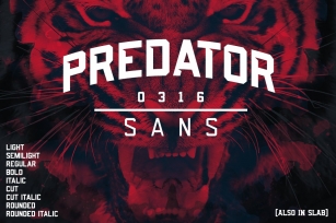 Predator 0316 Sans Font Download