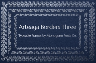 MFC Arteaga Borders Three Font Download
