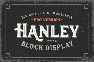 Hanley Block Pro Font Download